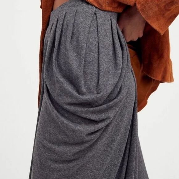 NWT Free People FP Beach Waterfall Harem Pants in Gray - Picture 2 of 8